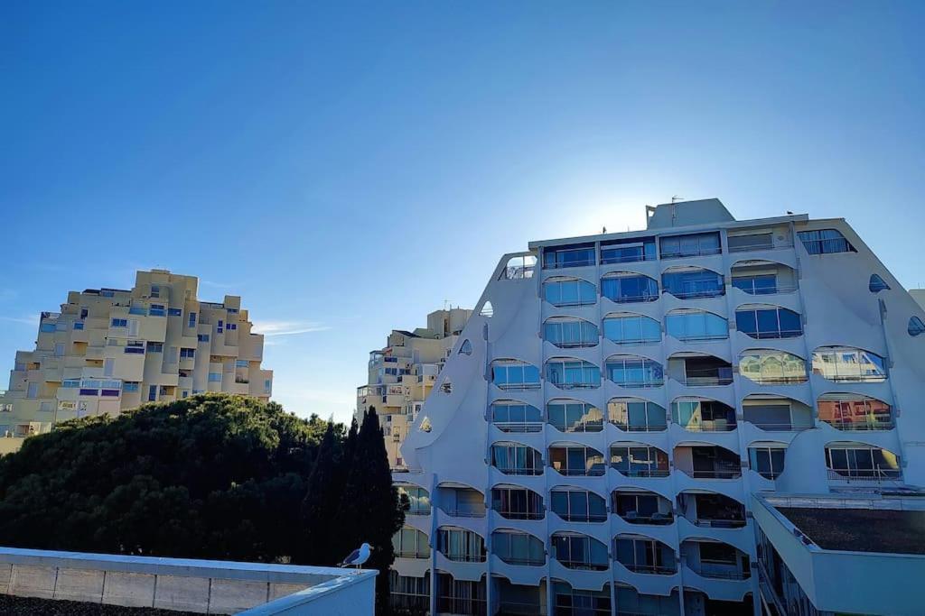 Apartmán Grand Voile - Hyper Centre, Climatisation, Vue Panoramique Sur L'Architecture De La Grande Motte Exteriér fotografie